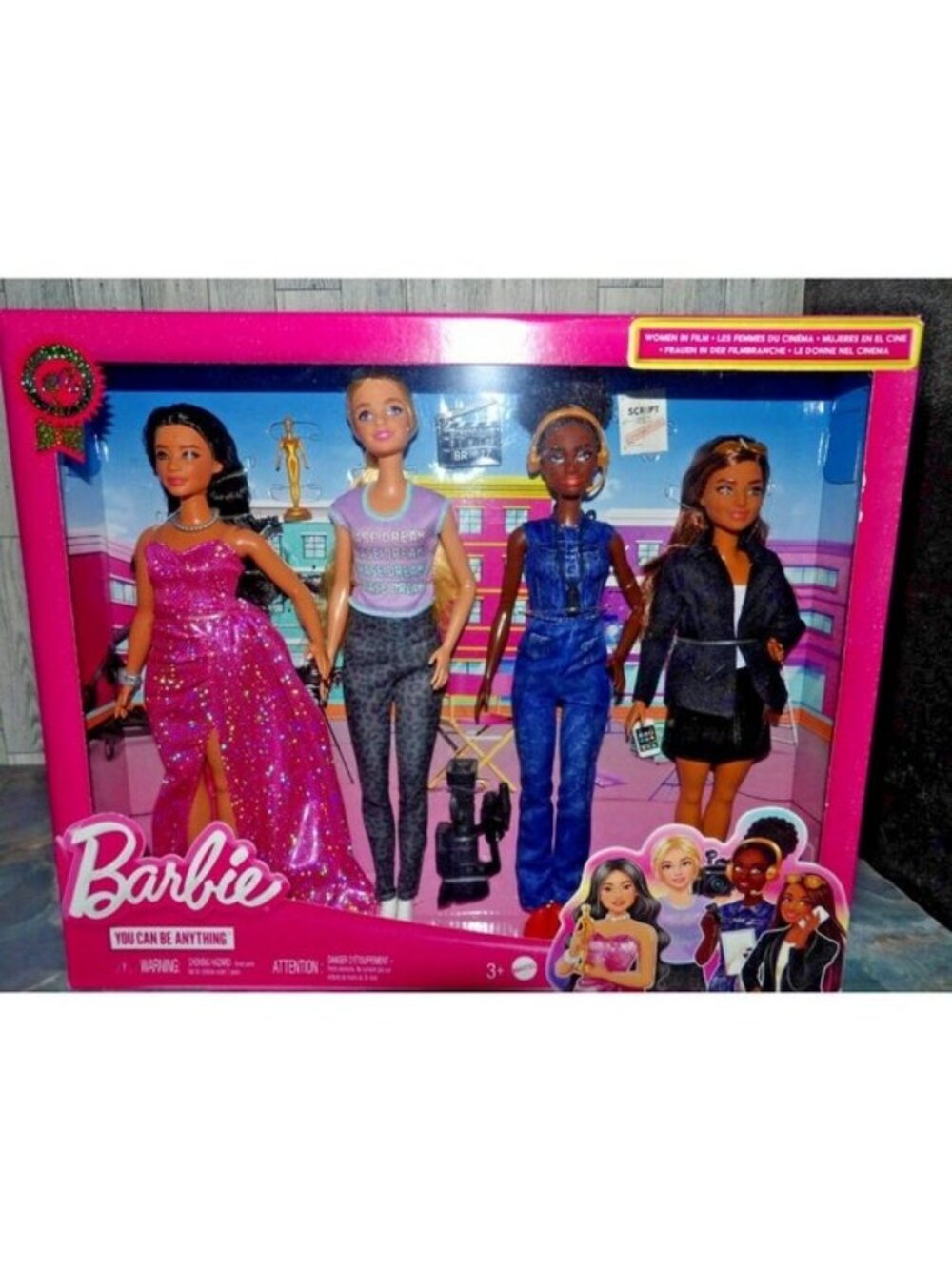 Barbie Set of 4 Dolls Women Film Career Year Dolls 2024 Collectible Toy